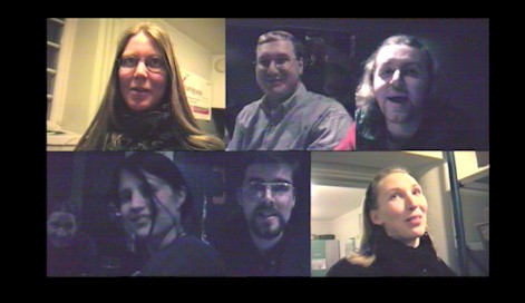 Meet some of the Nights - (L-R: Reetta, Matthew, Darin, Heather, Lars & Satu) 